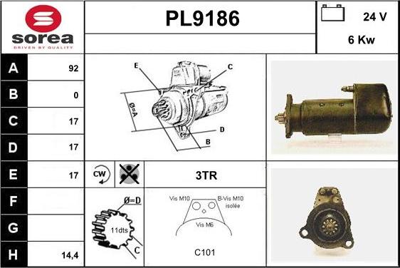 SNRA PL9186 - Başlanğıc furqanavto.az