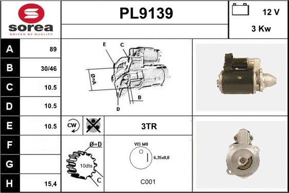 SNRA PL9139 - Başlanğıc furqanavto.az