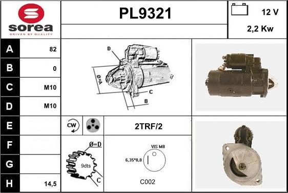 SNRA PL9321 - Başlanğıc furqanavto.az