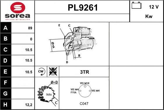 SNRA PL9261 - Başlanğıc furqanavto.az