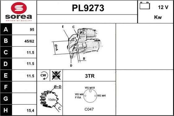 SNRA PL9273 - Başlanğıc furqanavto.az