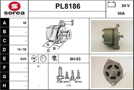 SNRA PL8186 - Alternator furqanavto.az