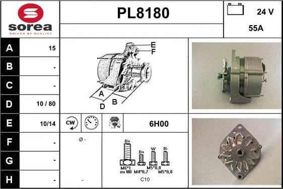 SNRA PL8180 - Alternator furqanavto.az