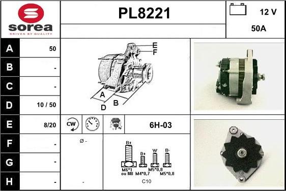 SNRA PL8221 - Alternator furqanavto.az