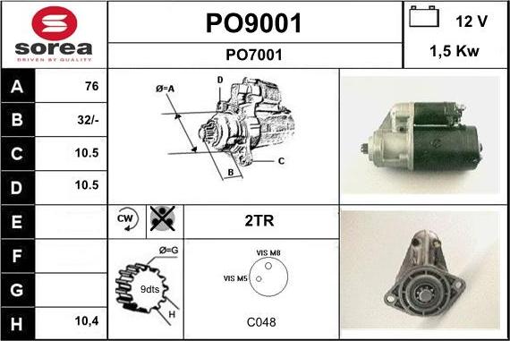 SNRA PO9001 - Başlanğıc furqanavto.az