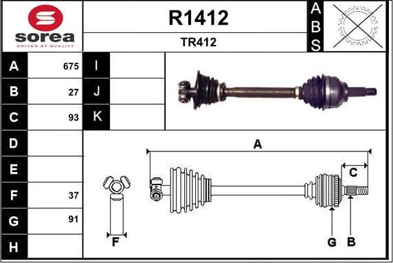 SNRA R1412 - Sürücü mili furqanavto.az