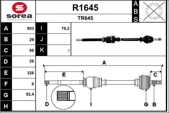 SNRA R1645 - Sürücü mili furqanavto.az