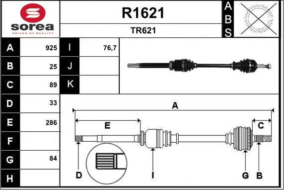 SNRA R1621 - Sürücü mili furqanavto.az