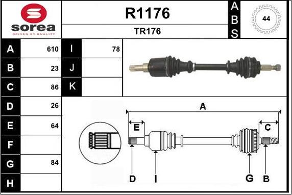 SNRA R1176 - Sürücü mili furqanavto.az