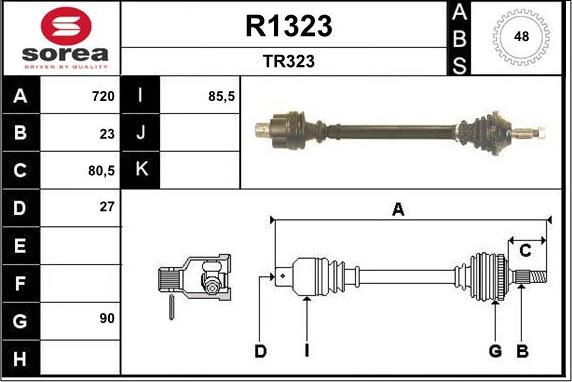 SNRA R1323 - Sürücü mili furqanavto.az