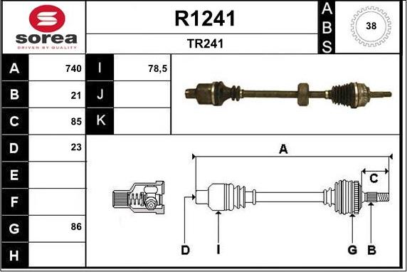 SNRA R1241 - Sürücü mili furqanavto.az