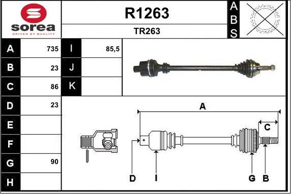 SNRA R1263 - Sürücü mili furqanavto.az