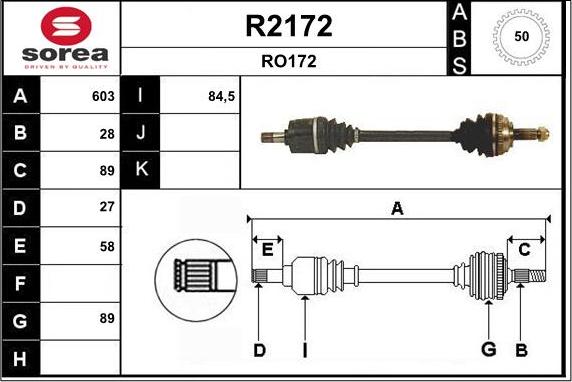 SNRA R2172 - Sürücü mili furqanavto.az