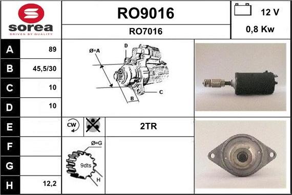 SNRA RO9016 - Başlanğıc furqanavto.az
