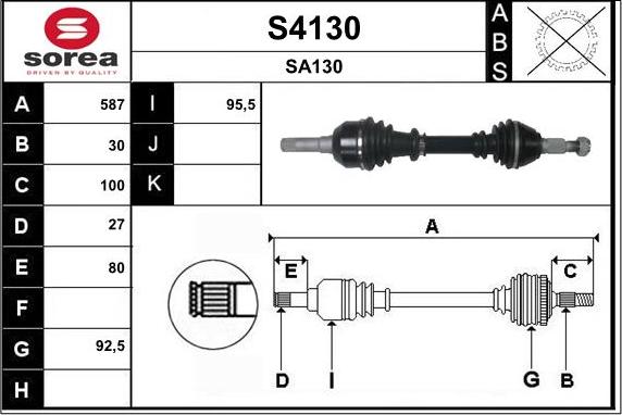 SNRA S4130 - Sürücü mili furqanavto.az