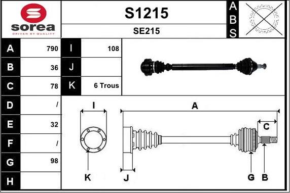 SNRA S1215 - Sürücü mili furqanavto.az