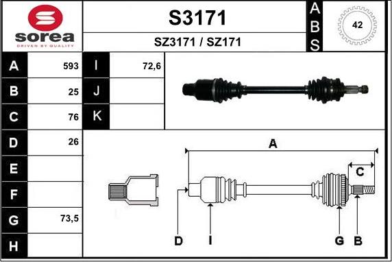 SNRA S3171 - Sürücü mili furqanavto.az