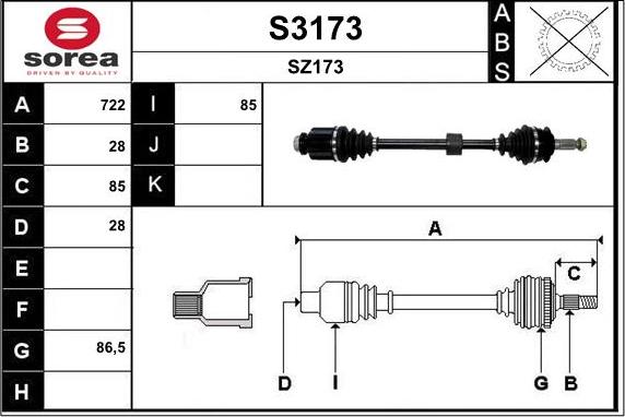 SNRA S3173 - Sürücü mili furqanavto.az