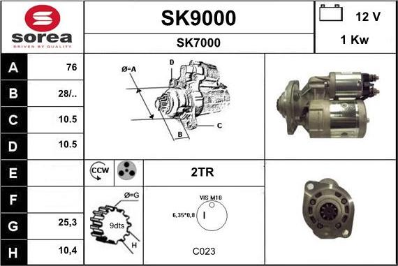SNRA SK9000 - Başlanğıc furqanavto.az