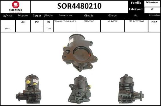 SNRA SOR4480210 - Hidravlik nasos, sükan sistemi furqanavto.az