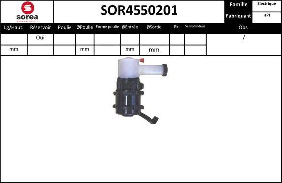 SNRA SOR4550201 - Hidravlik nasos, sükan sistemi furqanavto.az