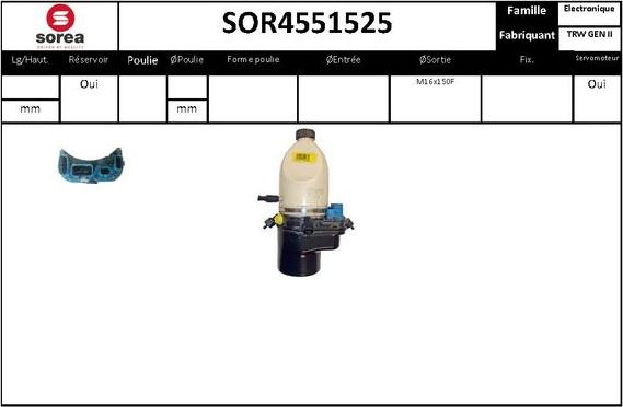 SNRA SOR4551525 - Hidravlik nasos, sükan sistemi furqanavto.az