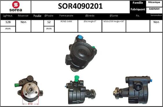 SNRA SOR4090201 - Hidravlik nasos, sükan sistemi furqanavto.az