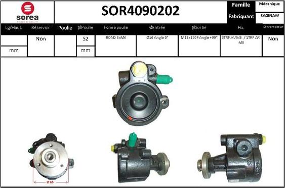 SNRA SOR4090202 - Hidravlik nasos, sükan sistemi furqanavto.az