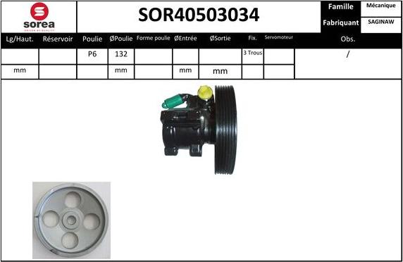 SNRA SOR40503034 - Hidravlik nasos, sükan sistemi furqanavto.az