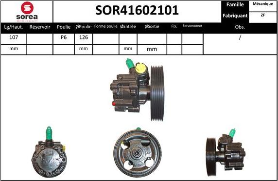 SNRA SOR41602101 - Hidravlik nasos, sükan sistemi furqanavto.az