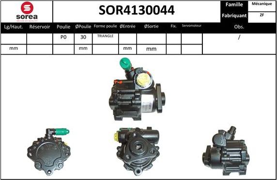 SNRA SOR4130044 - Hidravlik nasos, sükan sistemi furqanavto.az