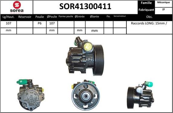 SNRA SOR41300411 - Hidravlik nasos, sükan sistemi furqanavto.az