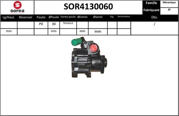 SNRA SOR4130060 - Hidravlik nasos, sükan sistemi furqanavto.az