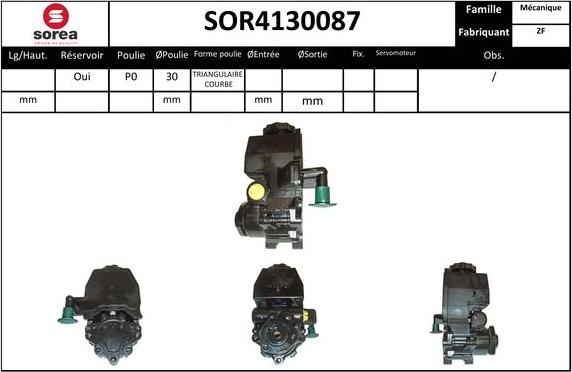 SNRA SOR4130087 - Hidravlik nasos, sükan sistemi furqanavto.az