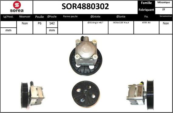 SNRA SOR4880302 - Hidravlik nasos, sükan sistemi furqanavto.az