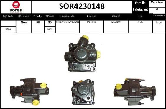 SNRA SOR4230148 - Hidravlik nasos, sükan sistemi furqanavto.az