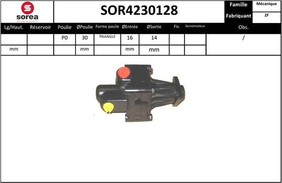 SNRA SOR4230128 - Hidravlik nasos, sükan sistemi furqanavto.az