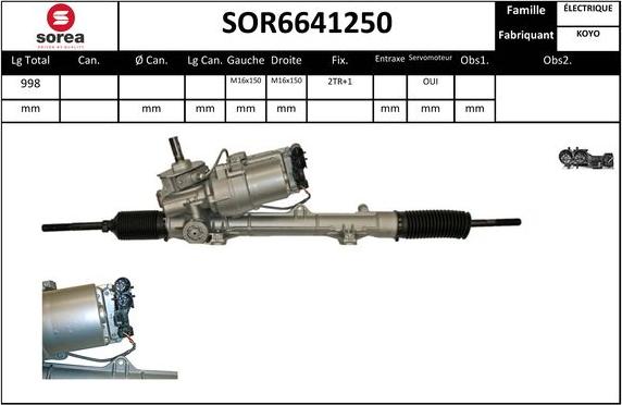 SNRA SOR6641250 - Sükan qurğusu furqanavto.az