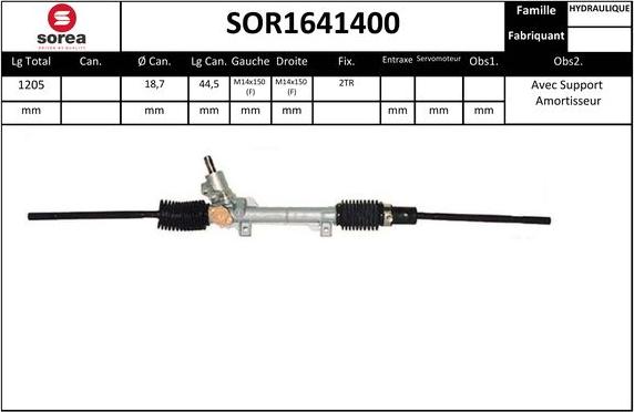 SNRA SOR1641400 - Sükan qurğusu furqanavto.az