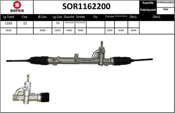 SNRA SOR1162200 - Sükan qurğusu furqanavto.az