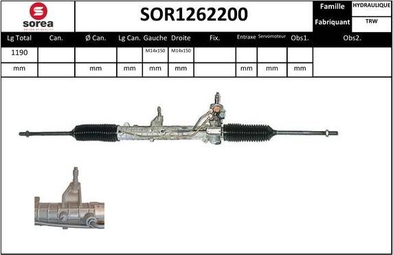 SNRA SOR1262200 - Sükan qurğusu furqanavto.az