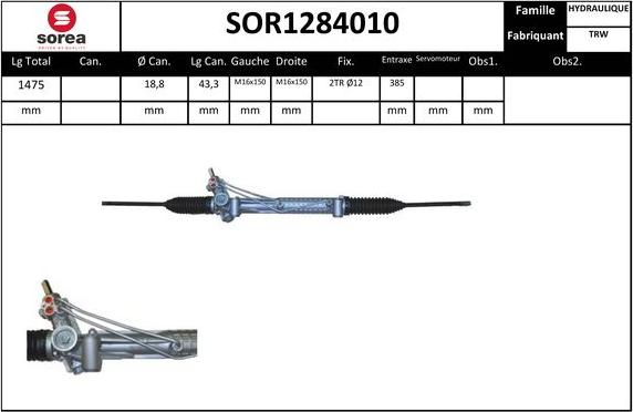 SNRA SOR1284010 - Sükan qurğusu furqanavto.az
