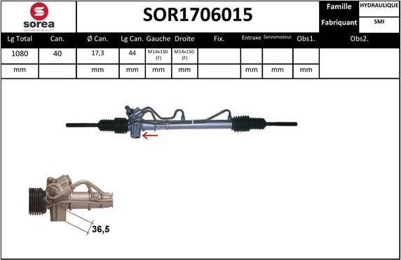 SNRA SOR1706015 - Sükan qurğusu furqanavto.az