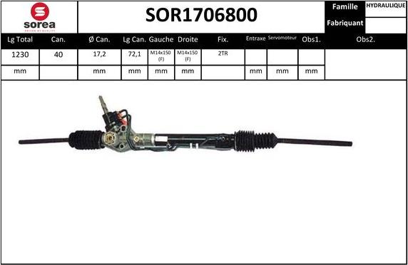 SNRA SOR1706800 - Sükan qurğusu furqanavto.az