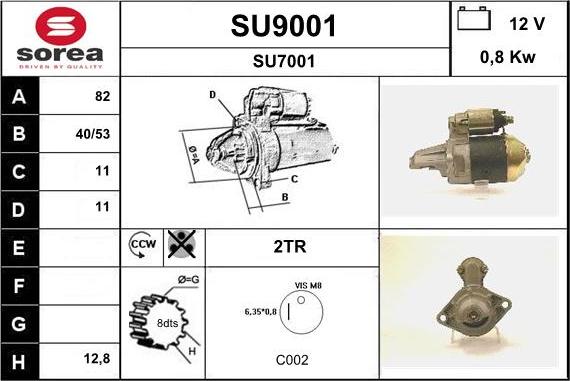 SNRA SU9001 - Başlanğıc furqanavto.az