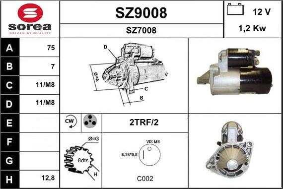 SNRA SZ9008 - Başlanğıc furqanavto.az