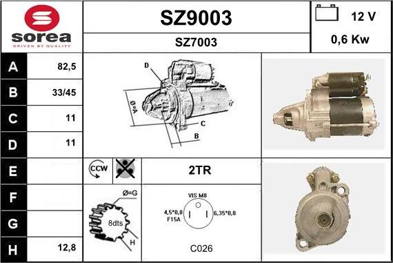 SNRA SZ9003 - Başlanğıc furqanavto.az