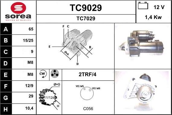 SNRA TC9029 - Başlanğıc furqanavto.az