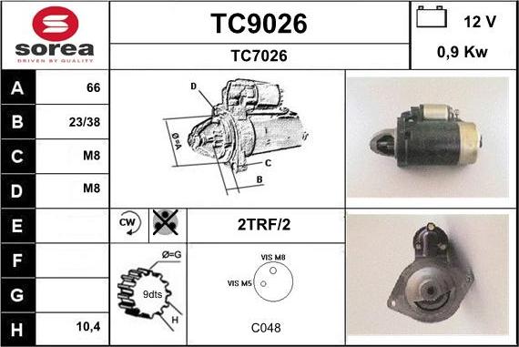 SNRA TC9026 - Başlanğıc furqanavto.az