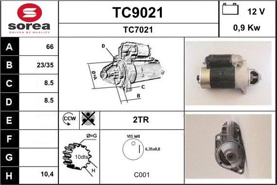 SNRA TC9021 - Başlanğıc furqanavto.az